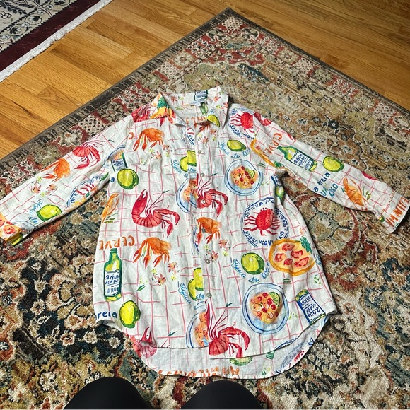 Calypso St. Barth Tops - Calypso St. Barth Cajun seafood shirt